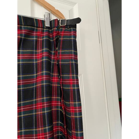 Vintage Lochard of Scotland Tartan Plaid Skirt/Kilt 3 X - Picture 6 of 8